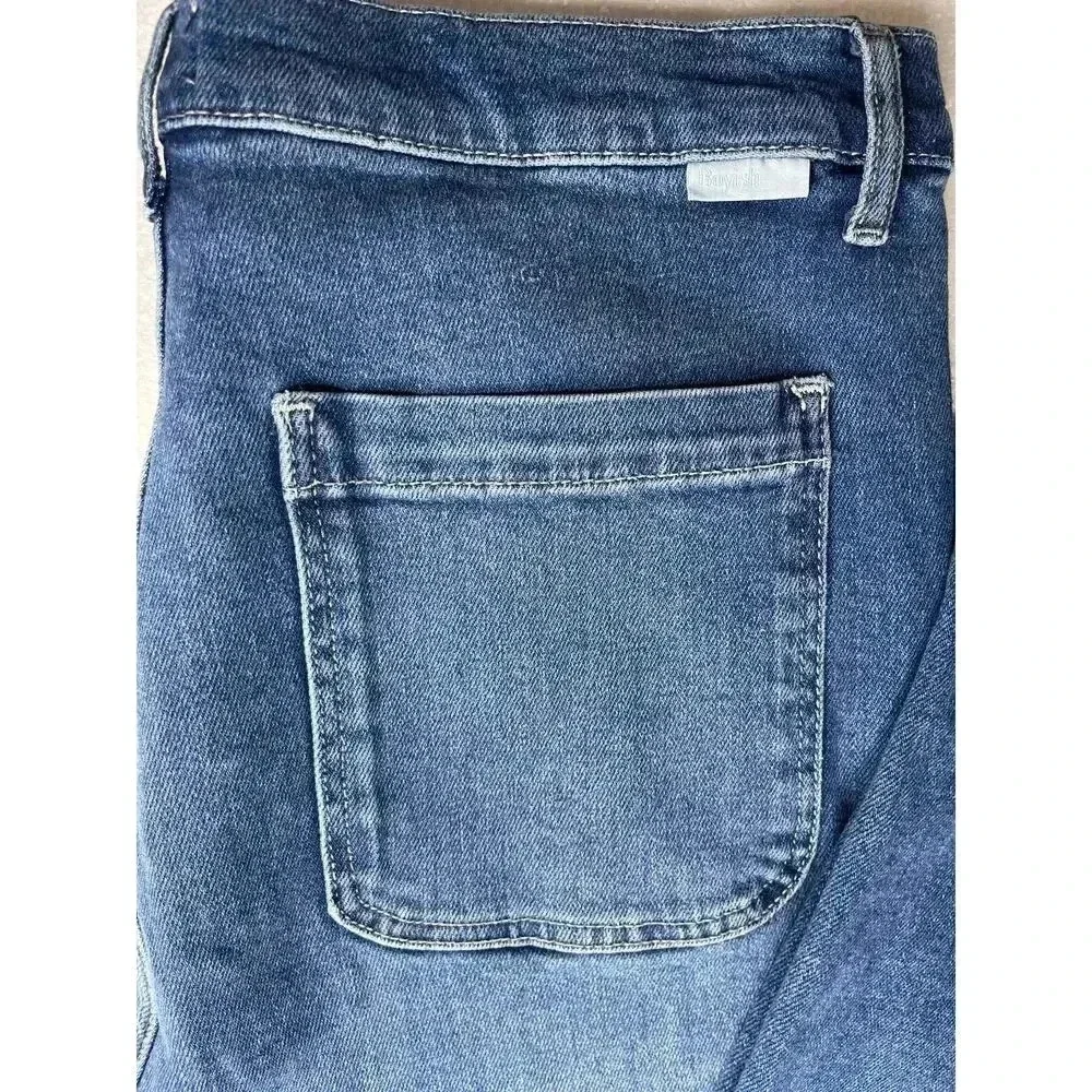 Boyish The Ricky High Rise Flare Jeans size 32 in Love Jones Wash - Picture 11 of 13